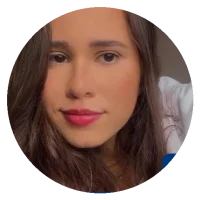 Gabriela, estudante assessorada pela Total